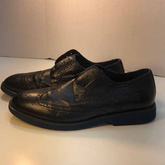 Joseph Abboud Navy Wingtip Oxfords Size 9.5 - Picture 3 of 8